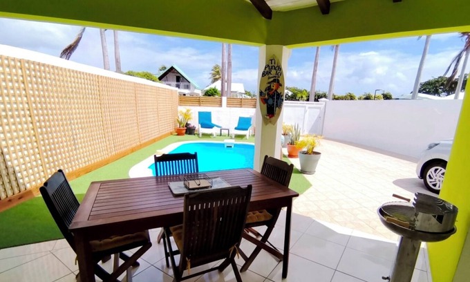 Saint-Francois Villa | Villa à Saint François G004 - 1 chambre piscine