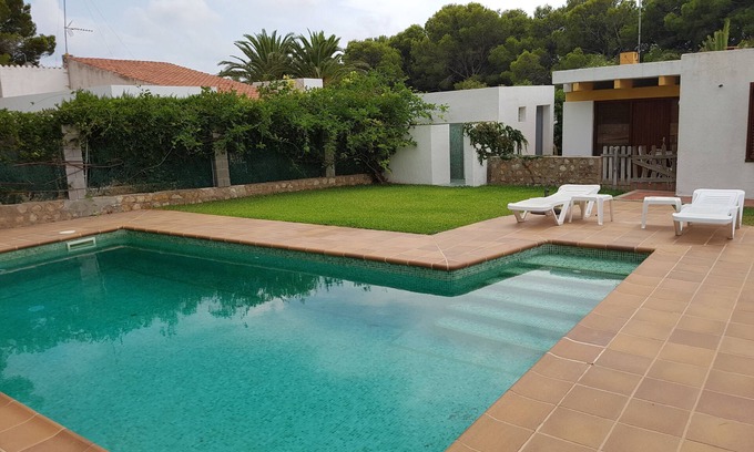 Calafat Villa | Villa 6 pax in Tres Calas quiet 300m from the beach Private Pool Barbecue Wi-Fi