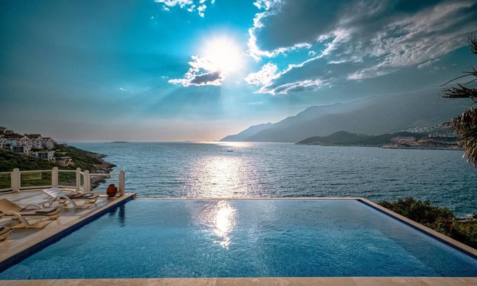 Kas Villa | Villa Alis Amazing Sea view with Private Jetty