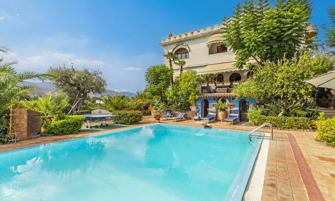 Trappitello Villa | Villa 'Alkantara' with Mountain View, Wi-Fi and Air Conditioning