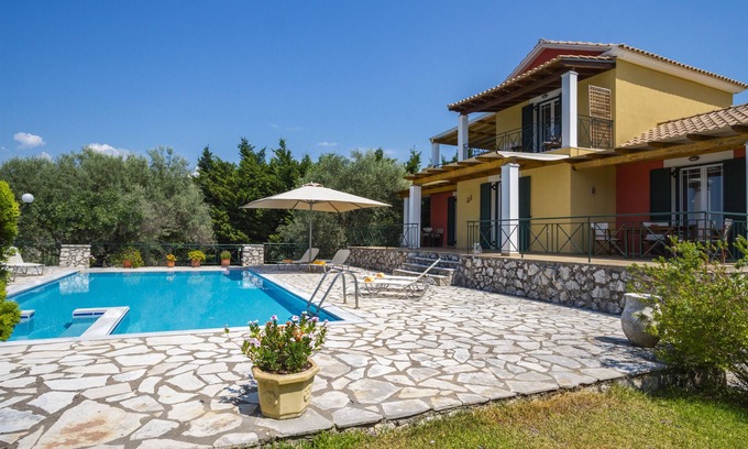 Meganisi Villa | Villa Aphrodite | Private Pool & Sea View | Sleeps 6 people