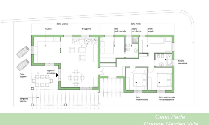 Naregno Villa | Villa Capo Perla immersed in a magnolia garden a few steps from the sea