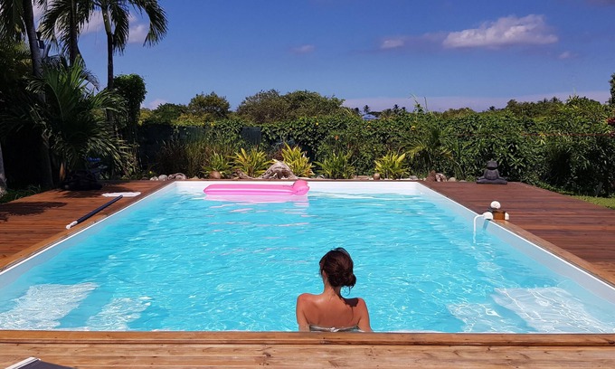 Saint-Francois Villa | VILLA COCO K'ALINE ANY COMFORT PRIVATE POOL 3 BEDROOMS 6 PEOPLE