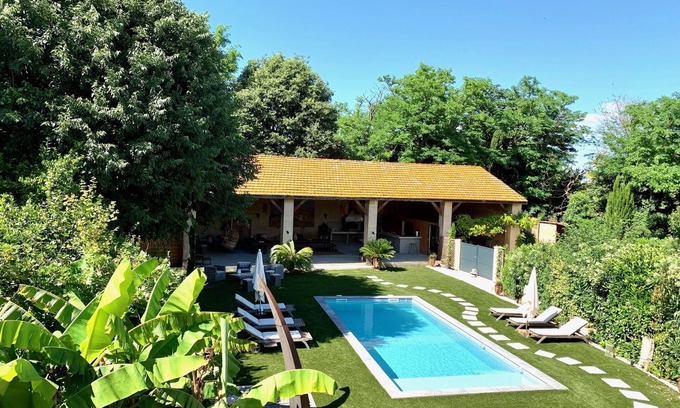 Villeneuve-les-Beziers Villa | Villa D'architecte Avec Piscine Dans Ancien Domaine Viticole à 10min de la Plage