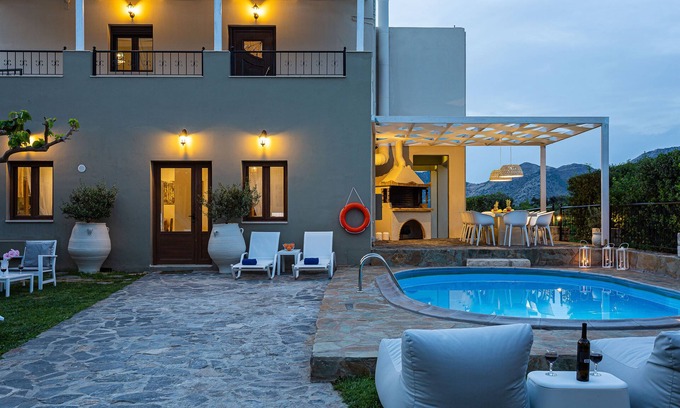 Mylopotamos Villa | Villa Elodia with Pool & Garden in Heart of Crete