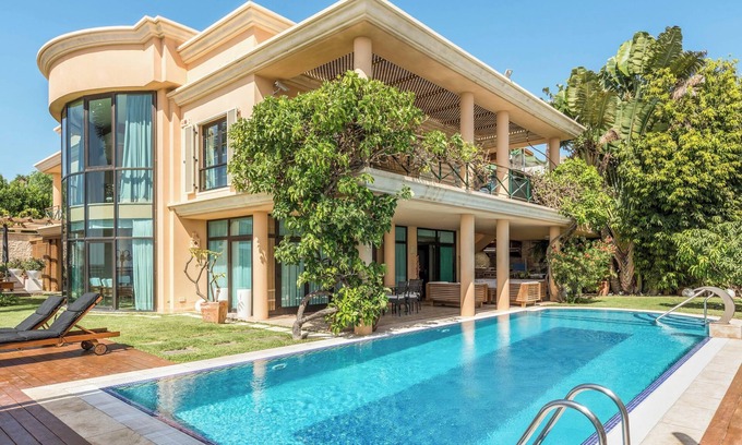 San Agustin Villa | Villa "Albella" with Sea View, Garden, Terraces, Pool, Sauna, Whirlpool & Gym