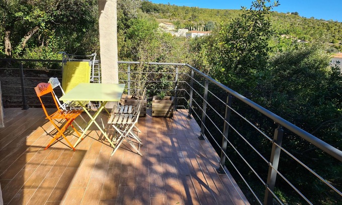 Saint-Ambroix House | VILLA FOR 4 PEOPLE DOMINANT VIEW