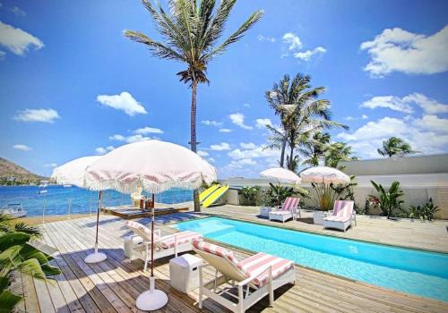Cul de Sac Villa | Villa Horizon Lointain - Private beach and pool with sea view