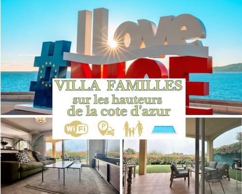 Montaleigne Villa | Villa Idéale Familles sur les hauteurs 10 min mer 15 min aéroport Jardin avec piscine hors-sol