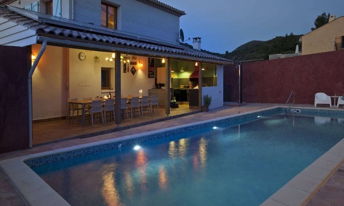 Roquebrun Villa | Villa in Roquebrun with Heated Pool & Terrace