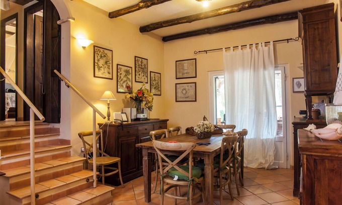 Santa Margherita di Pula House | Villa Stella Close to the Beach with Wi-Fi, A/C, Garden;Parking