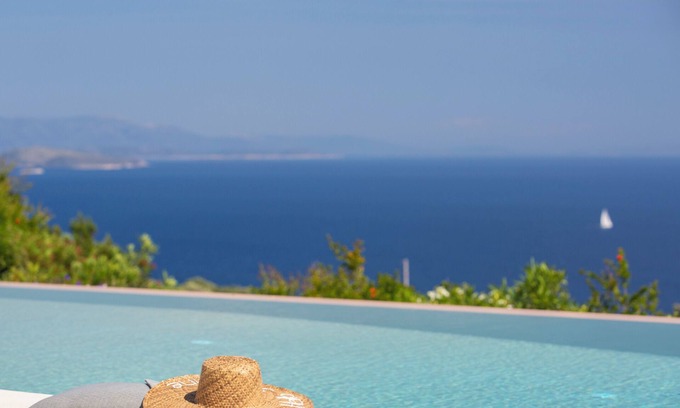 Sivota Villa | Villa Koumaria - Secluded Elegance with Amazing Sea Views & Infinity Pool