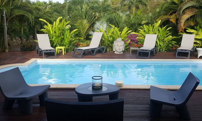 Anse des Rochers Villa | VILLA LAURYNETTE Pool, SPA and Fitness