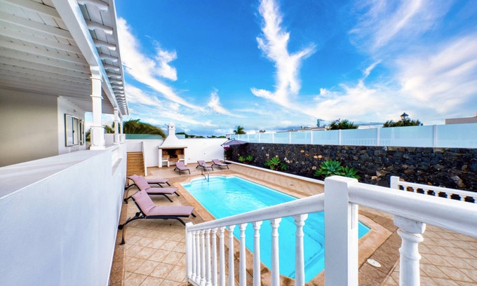 Puerto Calero Villa | Villa Mar Azul Puerto Calero - Private Pool and BBQ By Lanzarote Vacation Homes