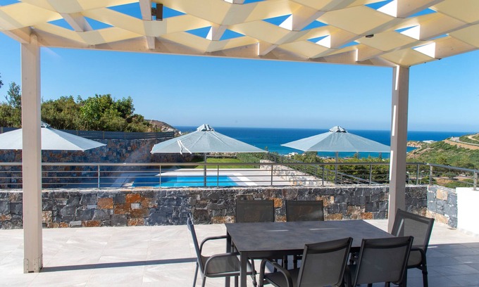 Vlichada Villa | Villa Marine, New Luxury Villa with Amazing Seaview & Private Pool