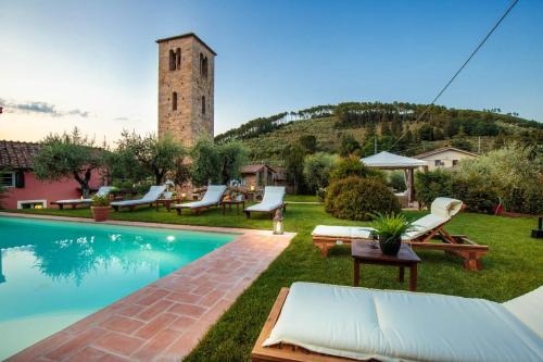 Sant'Andrea di Compito Villa | Villa Matilde, with Private Pool on the Lucca Hills