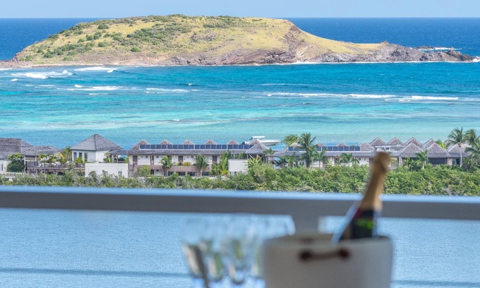 Anse du Grand Cul-de-Sac Villa | Villa Nolen : Gorgeous villa with a breathtaking view on the lagoon