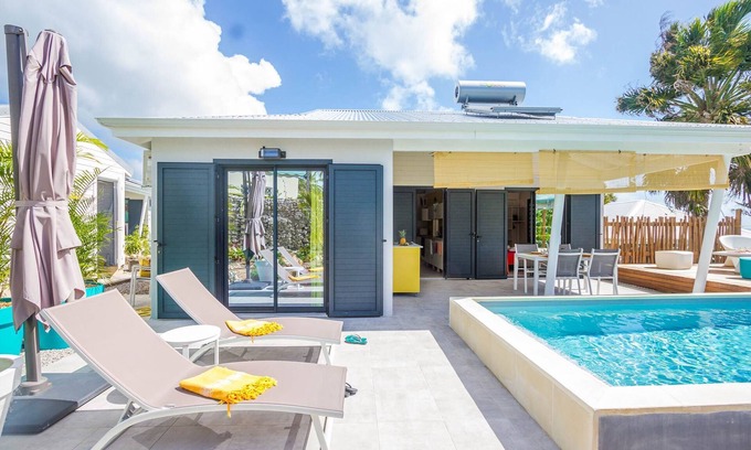 Sainte-Anne Villa | Villa Passion 4 people, sea view, in the heart of the Riviera of the islands of Guadeloupe