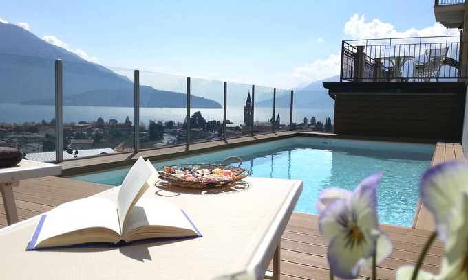 Domaso Villa | 'Villa Perla del Lago': breathtaking views swimming pool, max. 14 people