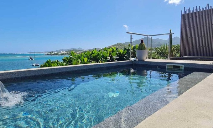 Cul de Sac House | VILLA PINEL BAY VIEW - Sea and St Barth view villa with pool and sea access