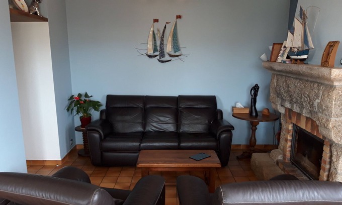 Henvic Villa | Villa - Piscine Chauffée Couverte - Face à la mer