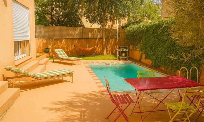 Millenaire Villa | Villa Piscine Montpellier Proximité Centre-ville Animaux de Compagnie Acceptés !