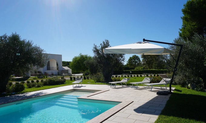 Sanarica Villa | Villa pool, volleyball, football, table tennis m660