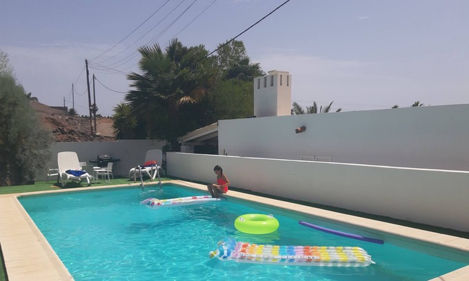 Adeje Villa | VILLA SANTA MONICA, SEA VIEW, PRIVATE POOL, FREE WIFI, FREE PARKING