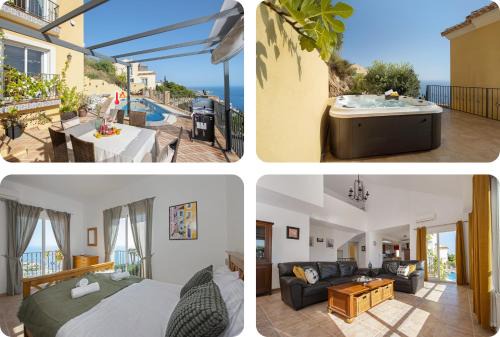 Salobrena Villa | Villa Sol y Mar with heated pool and jacuzzi