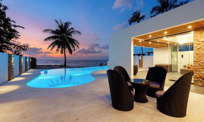 Na Thon Villa | Villa Taro - Three Bedroom Beachfront Villa with Direct Beach Access