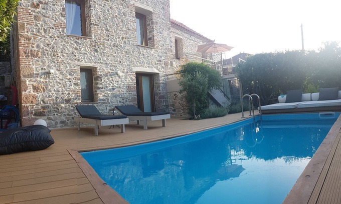 Loutropoli Thermis Villa | Villa Thermi - Serendipity Lesvos