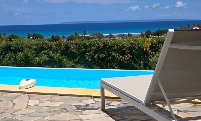Saint-Francois Villa | Villa Topaze - Luxury Creole villa, panoramic ocean view