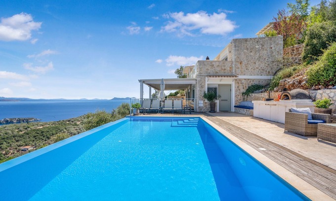 Sivota Villa | Villa Tranquility - Alfresco Villas - Breathtaking view