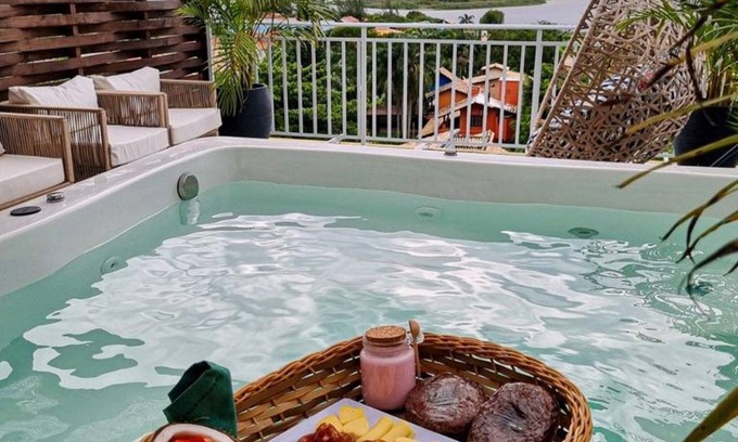 Garopaba House | Villa Verde Bangalô: Bali com Jacuzzi