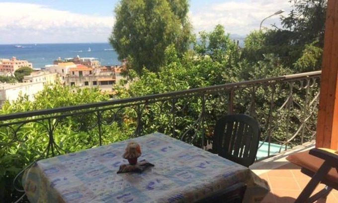 Ischia Porto Apartment | Villa with sea view - 5 min from the Castle!