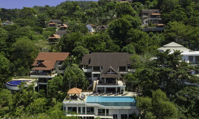 Patong Villa | Villa Yoosook Private Pool Sea View Villa Phuket with pool table, gym and sauna