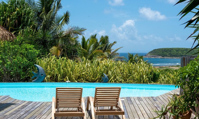 Le Moule Villa | Villa Yucca vue mer Avec Piscine Privée