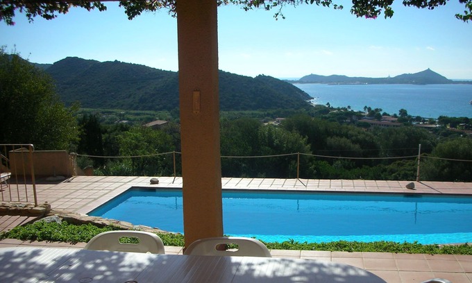 Villaggio Mandorli Villa | Villasimius breathtaking sea view, 9 sleeps with private pool and WIFI