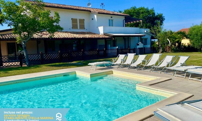 Villaggio Taunus Apartment | VIVA4 - Numana, new three-room apartment in villa with swimming pool