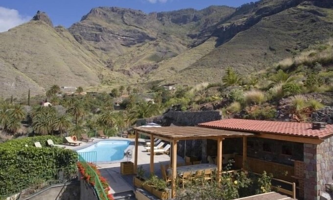 Agaete Cottage | Vivelorural Las Rosas with pool,Risco de Agaete