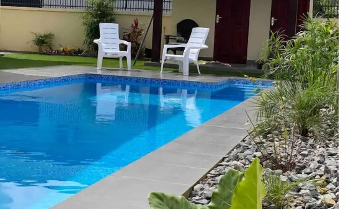 Paramaribo Apartment | Wabi-Sabi: 2br & Private Pool by Amara Apartments