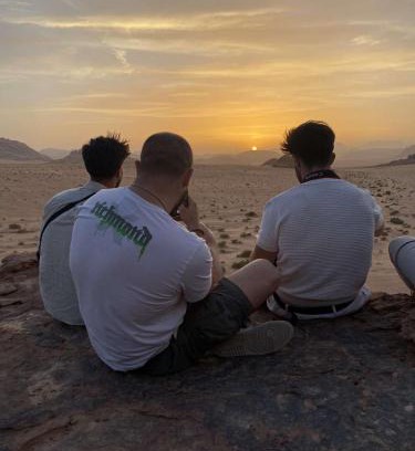 Wadi Rum Apartment | Wadi Rum 5-hour tour with sunset or morning, overnight stay with two meals and a Bedouin tent with a private bathroom Prices are for two people