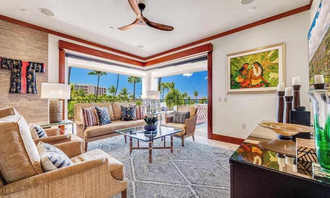Wailea Condo | Wailea Beach Villas PH201 - 3 Bedroom Garden View Penthouse