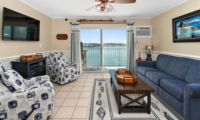 Ocean City Condo | Walk to everything the inlet has to offer! Amazing bay views!