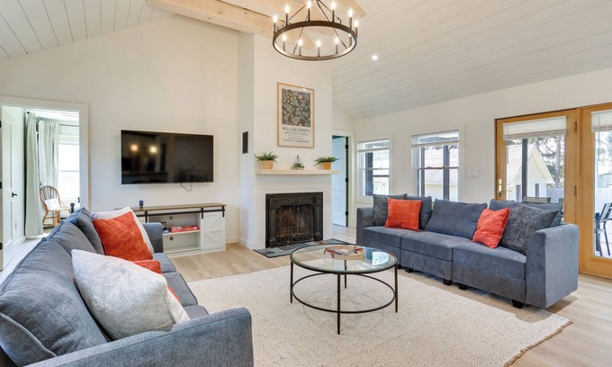 White Lake House | Walk to White Lake: Family Home w/Deck & BBQ