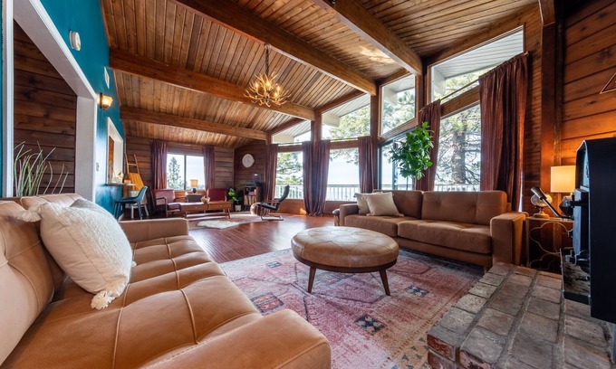 Running Springs Cabin | Wandering Pines - Game Room - Fire Pit - Lounge - Views