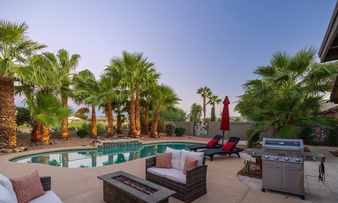 Coldwater Springs House | Warm&Cheery! Near Stadium, Golf, Bball, AFB w POOL