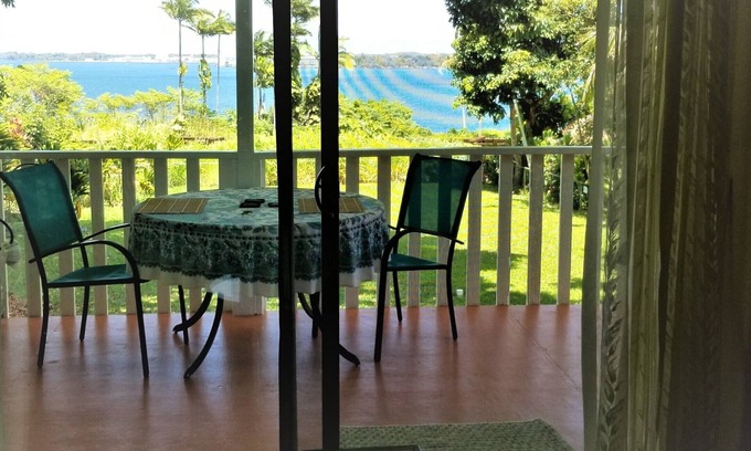 Hilo House | Watch ships passing from your lanai.