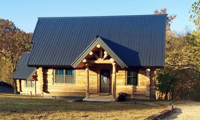 Grove Cabin | Waterfall View Cabin at White Buffalo Lodge;nFamily-friendly with lake access