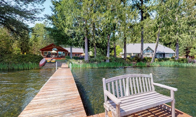 West Hills House | Waterfront, family friendly home w/dock & kayaks - dogs welcome